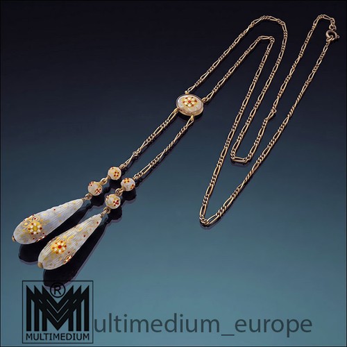 Jugendstil silber lavaliere - jugendstil,