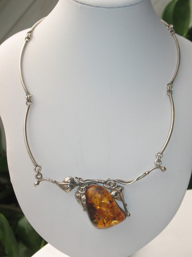 Jugendstil silber kette - jugendstil, xl