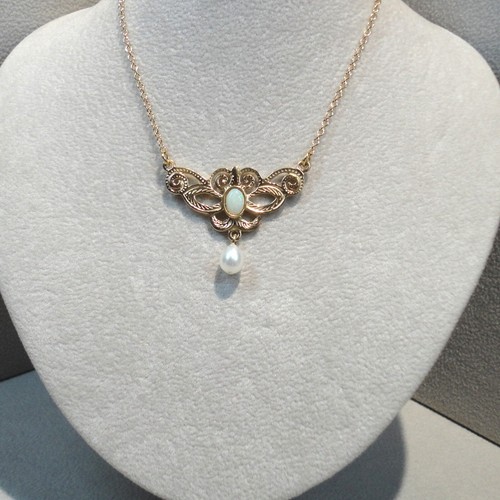 Jugendstil kette opal - jugendstil,