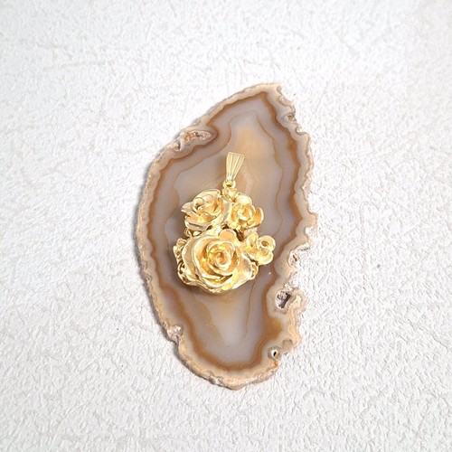 Jugendstilkette anhänger rose - jugendstilkette,