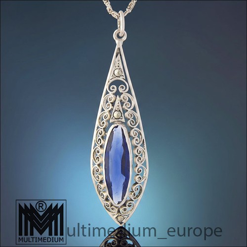 Jugendstil silber anhänger - jugendstil,