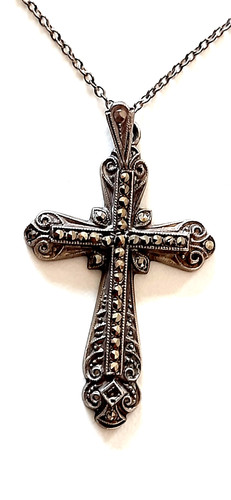 Jugendstil kreuz silber - °,