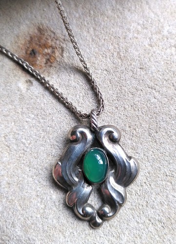 Alte jugendstil kette silber - alte,