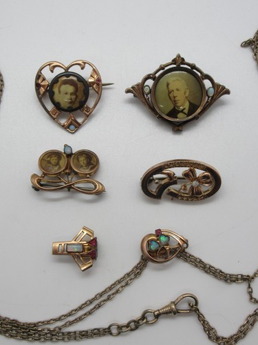 Antiker schmuck foto brosche - schmuck,