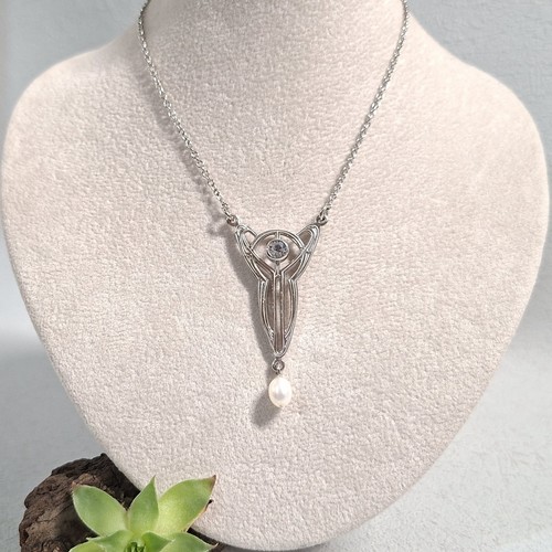 Jugendstil aquaschmuck collier - jugendstil,
