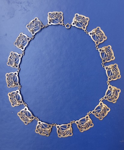 835 silber kette collier - silber,