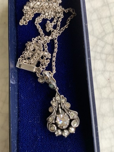 Antikes silber collier - antikes, mit