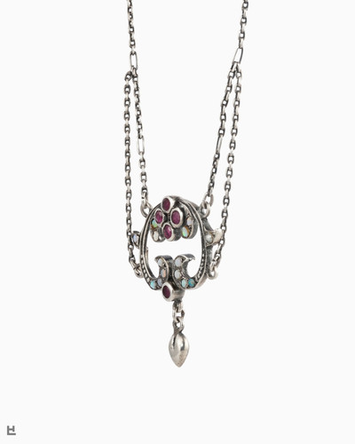 Jugendstil silberkette mit - jugendstil,