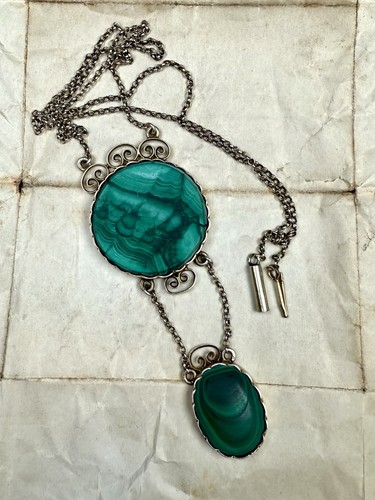 Jugendstil halskette silber - jugendstil,