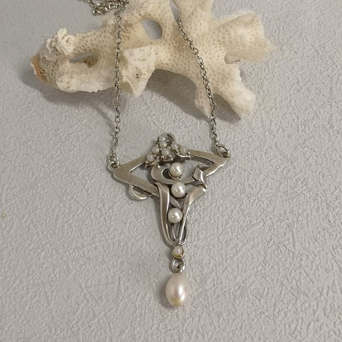 Jugendstil kette perlen - jugendstil,