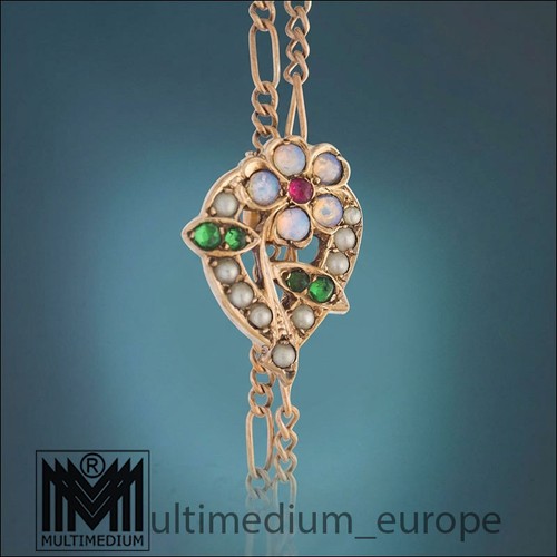 Antike jugendstil uhrkette - antike,