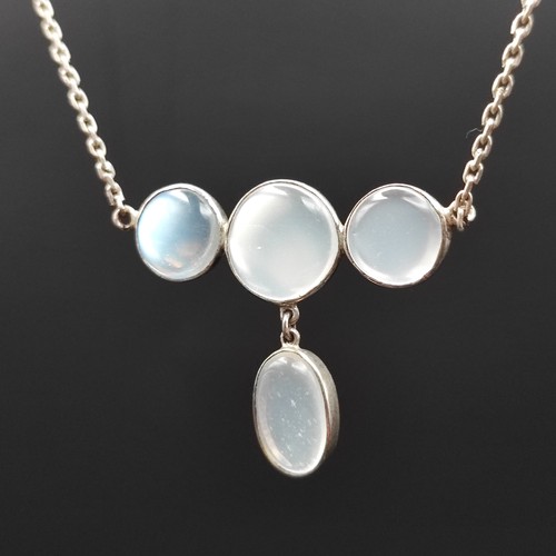 Antikes mondstein collier - antikes,