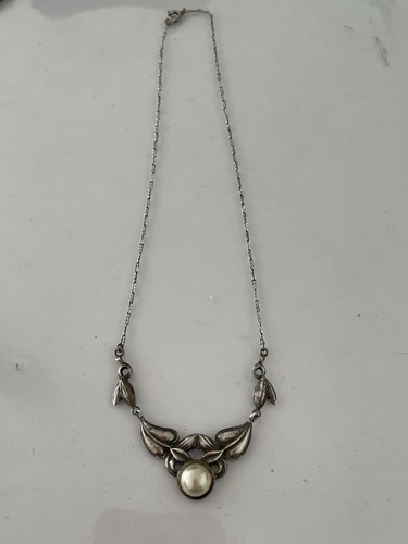Antik jugendstil collier kette - collier,