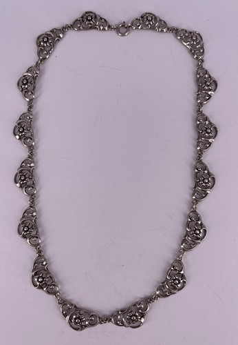 Jugendstil 835 silberkette 41 - jugendstil,