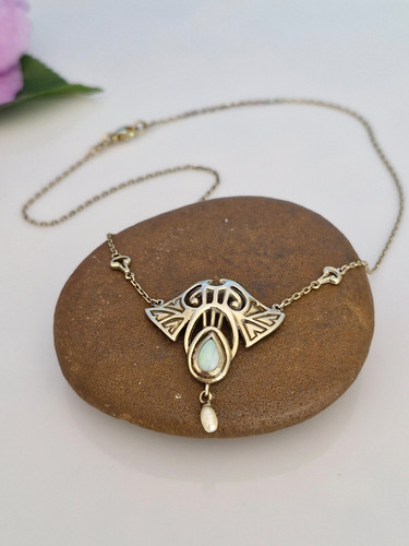 Traumhaftes jugendstil collier - traumhaftes,