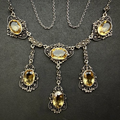 Jugendstil collier kette - jugendstil,