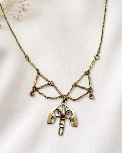 Antikes jugendstil collier - antikes,
