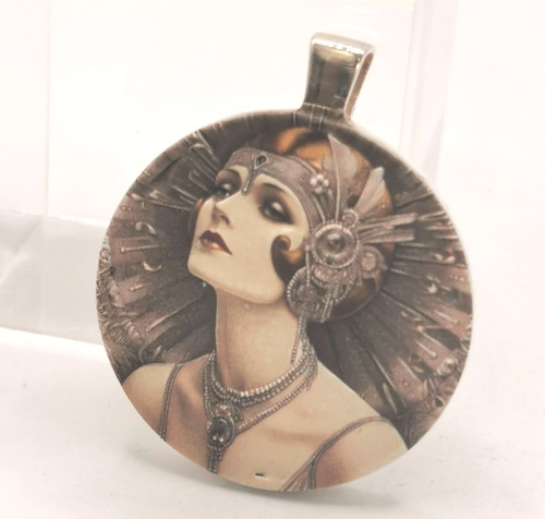 Jugendstil art deco - jugendstil-art, medaillon